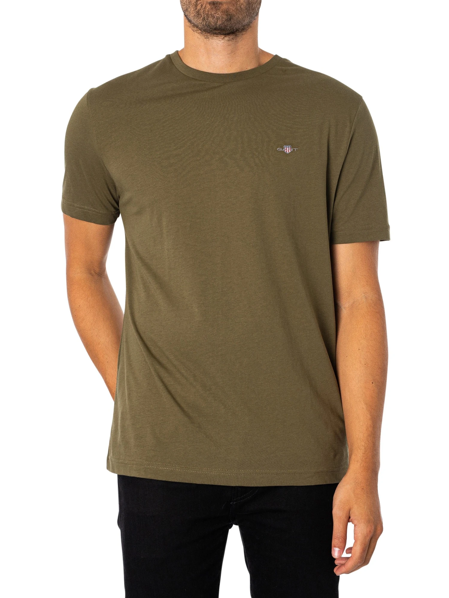 GANT Regular Shield T-Shirt - Juniper Green GANT Regular Shield T-Shirt - Juniper Green -Standout Store 49401a