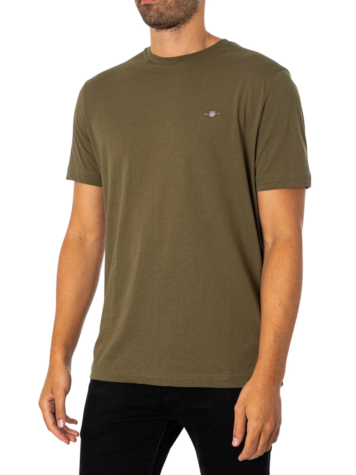 GANT Regular Shield T-Shirt - Juniper Green GANT Regular Shield T-Shirt - Juniper Green -Standout Store 49401b
