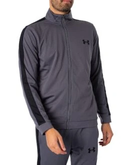 Under Armour Knit Tracksuit - Pitch Grey / Black -Standout Store 50116c