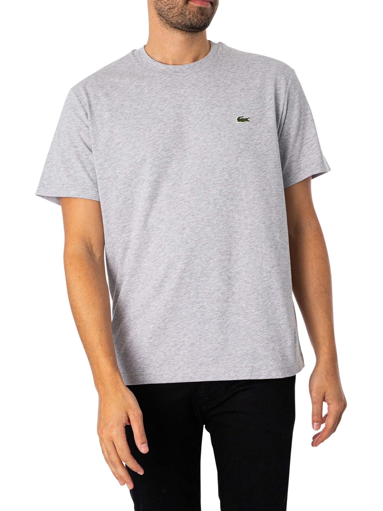 Lacoste Logo Classic T-Shirt - Light Grey Lacoste Logo Classic T-Shirt - Light Grey -Standout Store 50554a