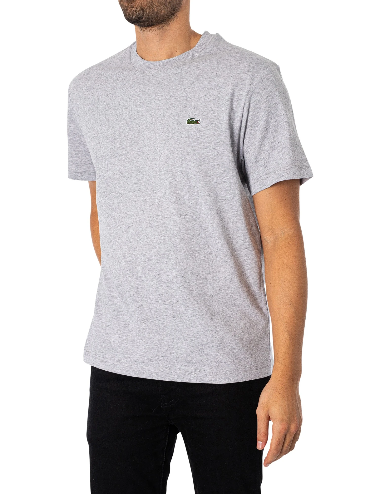 Lacoste Logo Classic T-Shirt - Light Grey Lacoste Logo Classic T-Shirt - Light Grey -Standout Store 50554b