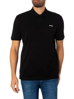 HUGO Donos222 Polo Shirt - Black 3 HUGO Donos222 Polo Shirt - Black -Standout Store 51248b