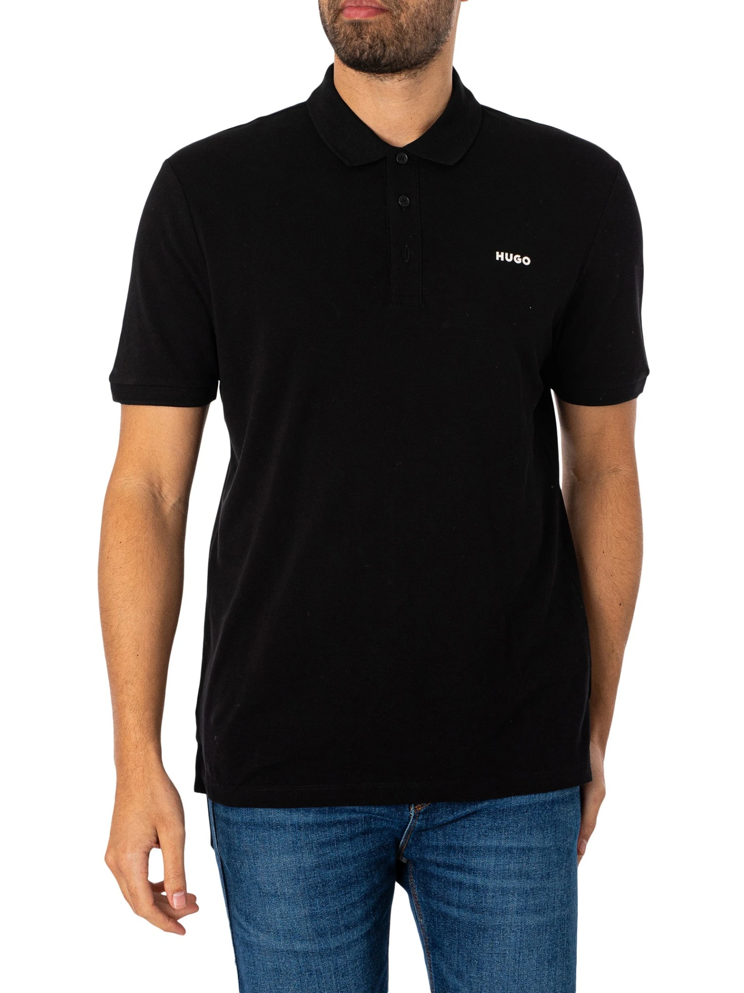 HUGO Donos222 Polo Shirt - Black HUGO Donos222 Polo Shirt - Black -Standout Store 51248b