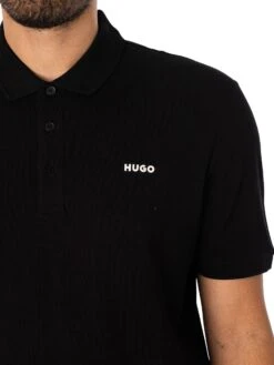 HUGO Donos222 Polo Shirt - Black 5 HUGO Donos222 Polo Shirt - Black -Standout Store 51248d