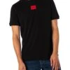 HUGO Diragolino212 T-Shirt - Black -Standout Store 51876a