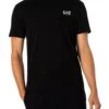 EA7 Chest Logo T-Shirt - Black/White -Standout Store 51951a