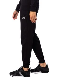 EA7 Chest Logo Zip Tracksuit - Black -Standout Store 51955i
