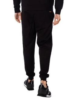 EA7 Logo Zip Through Tracksuit - Black/Gold -Standout Store 52051j