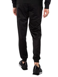 EA7 Logo Zip Tracksuit - Black/Gold -Standout Store 52053j