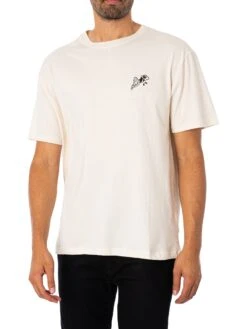 Solid Box Fit Manes T-Shirt - Pristine