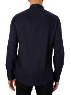 Armani Exchange Logo Woven Shirt - Navy 4 Armani Exchange Logo Woven Shirt - Navy -Standout Store 52423c