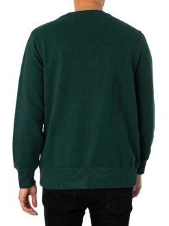 GANT Regular Shield Sweatshirt- Tartan Green -Standout Store 52488c