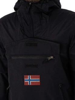 Napapijri Rainforest Pocket Jacket - Black -Standout Store 52713d