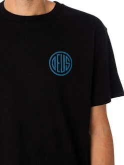 Deus Ex Machina Pill Logo T-Shirt - Black -Standout Store 53032d