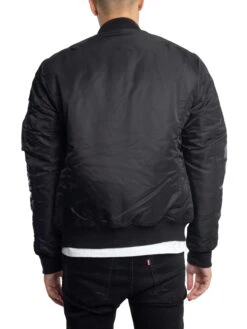 Schott MA-1 Bomber Jacket - Black 4 Schott MA-1 Bomber Jacket - Black -Standout Store 53437c