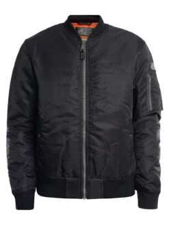 Schott MA-1 Bomber Jacket - Black 10 Schott MA-1 Bomber Jacket - Black -Standout Store 53437i