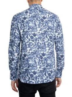 Ted Baker Palsley Regular Shirt - Blue/Blue -Standout Store 53718c