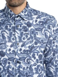 Ted Baker Palsley Regular Shirt - Blue/Blue -Standout Store 53718d