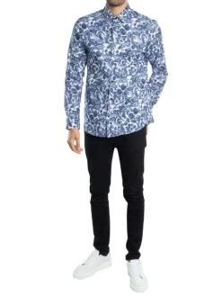 Ted Baker Palsley Regular Shirt - Blue/Blue -Standout Store 53718e