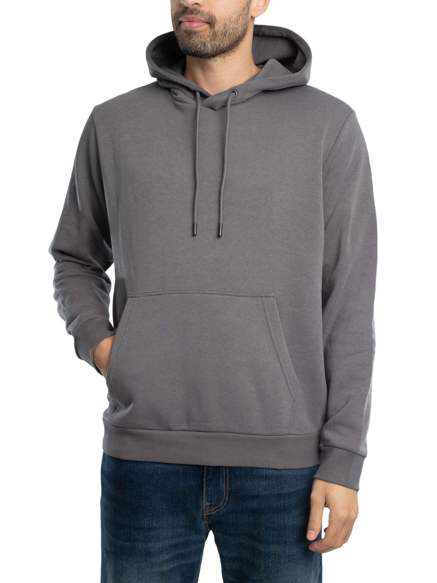 Jack & Jones Bradley Pullover Hoodie - Castlerock Jack & Jones Bradley Pullover Hoodie - Castlerock -Standout Store 54101a