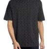 Armani Exchange Logo Pattern T-Shirt - Black -Standout Store 54216a