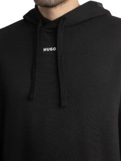 HUGO Dapo Pullover Hoodie - Black -Standout Store 54302d