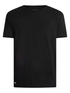 Lacoste 3 Pack Crew Lounge T-Shirts - Black/Grey/White 6 Lacoste 3 Pack Crew Lounge T-Shirts - Black/Grey/White -Standout Store 54326e