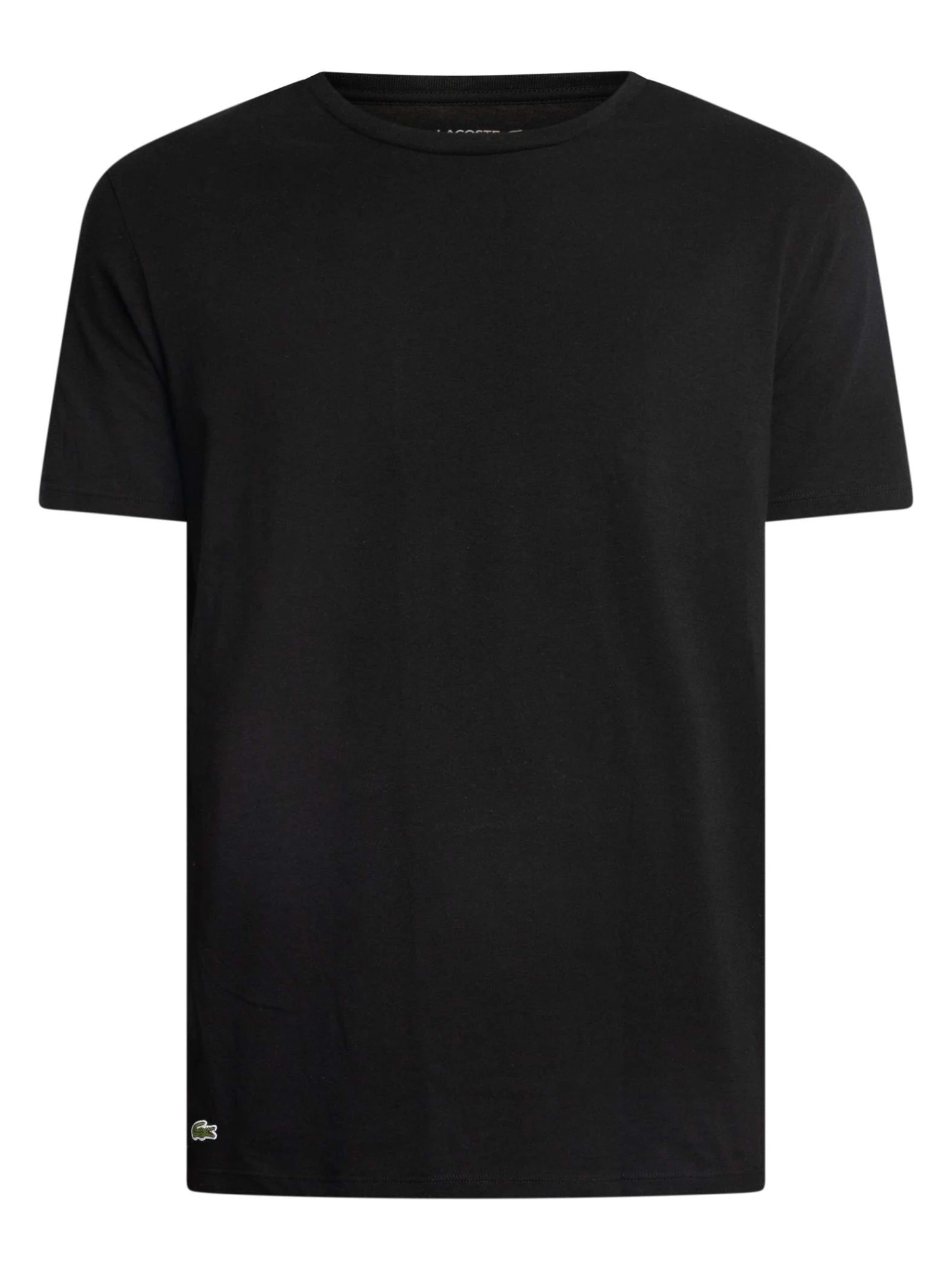 Lacoste 3 Pack Crew Lounge T-Shirts - Black/Grey/White Lacoste 3 Pack Crew Lounge T-Shirts - Black/Grey/White -Standout Store 54326e