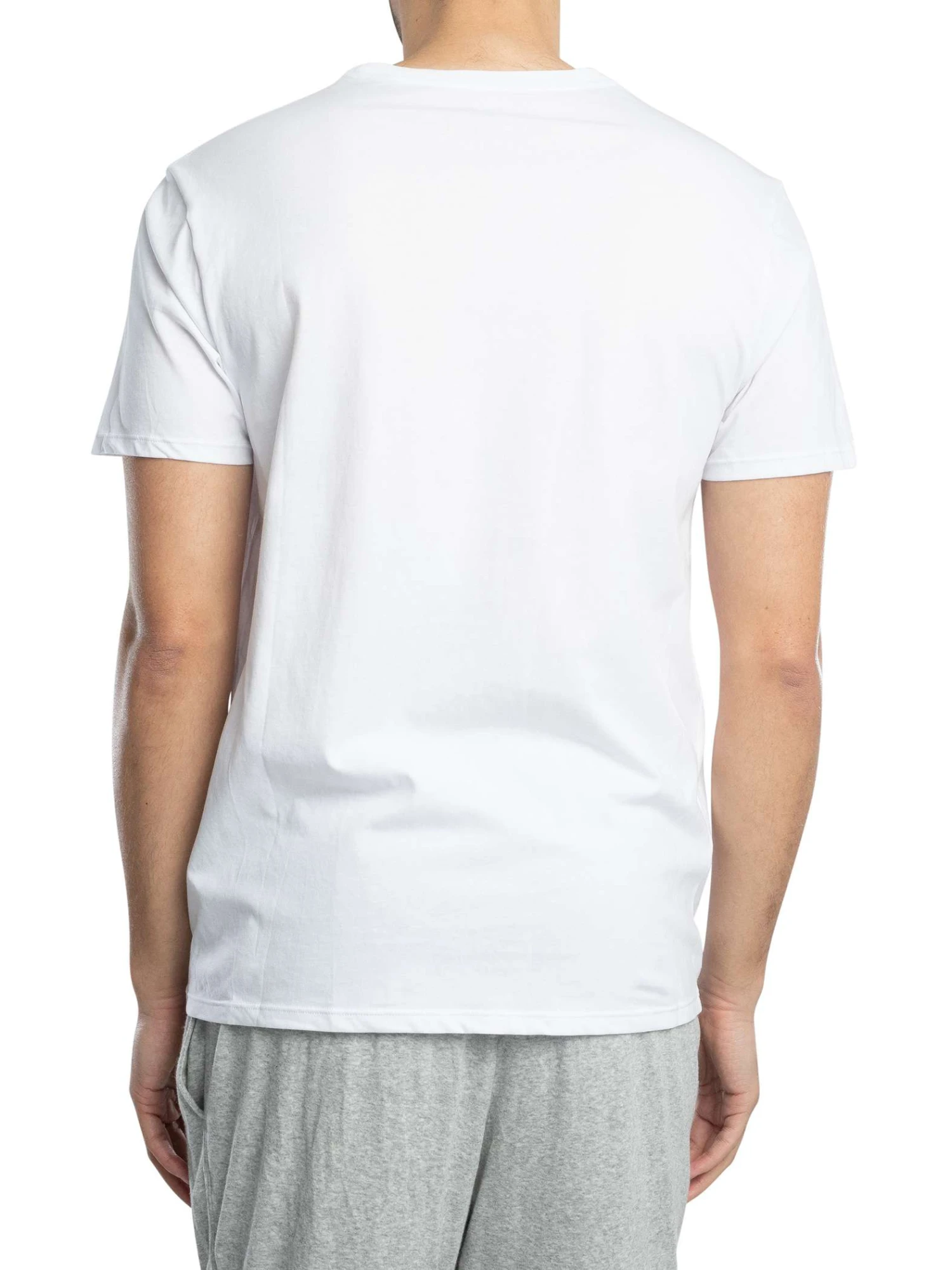 Lacoste 3 Pack Crew Lounge T-Shirts - Black/Grey/White Lacoste 3 Pack Crew Lounge T-Shirts - Black/Grey/White -Standout Store 54326g