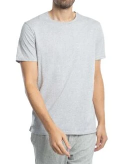 Lacoste 3 Pack Crew Lounge T-Shirts - Black/Grey/White 11 Lacoste 3 Pack Crew Lounge T-Shirts - Black/Grey/White -Standout Store 54326j