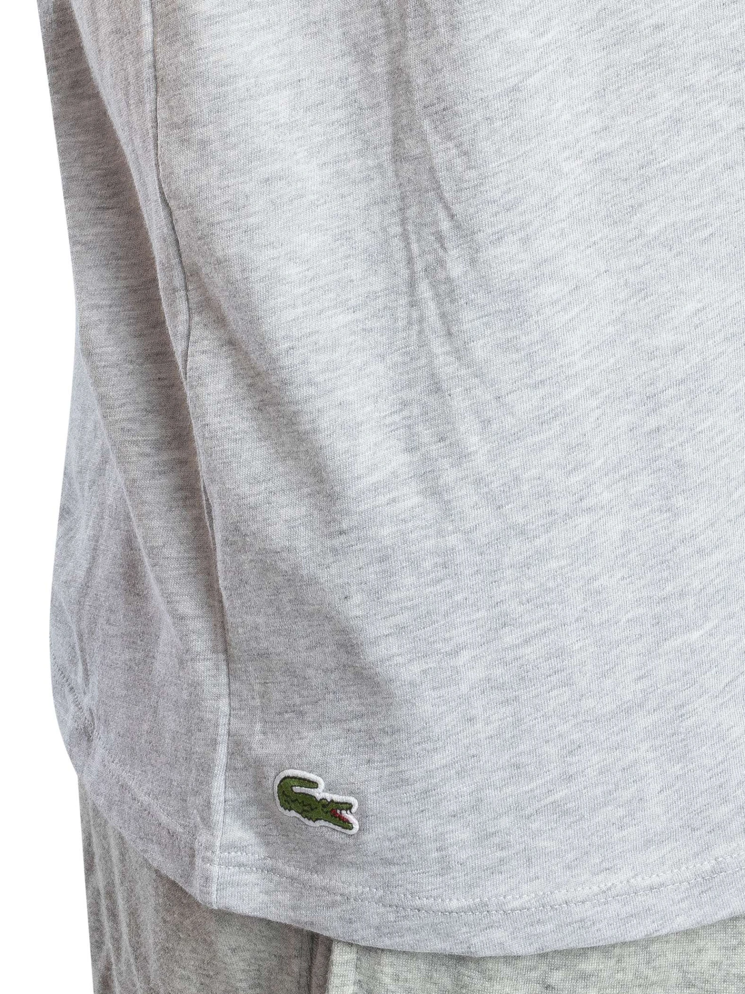 Lacoste 3 Pack Crew Lounge T-Shirts - Black/Grey/White Lacoste 3 Pack Crew Lounge T-Shirts - Black/Grey/White -Standout Store 54326l