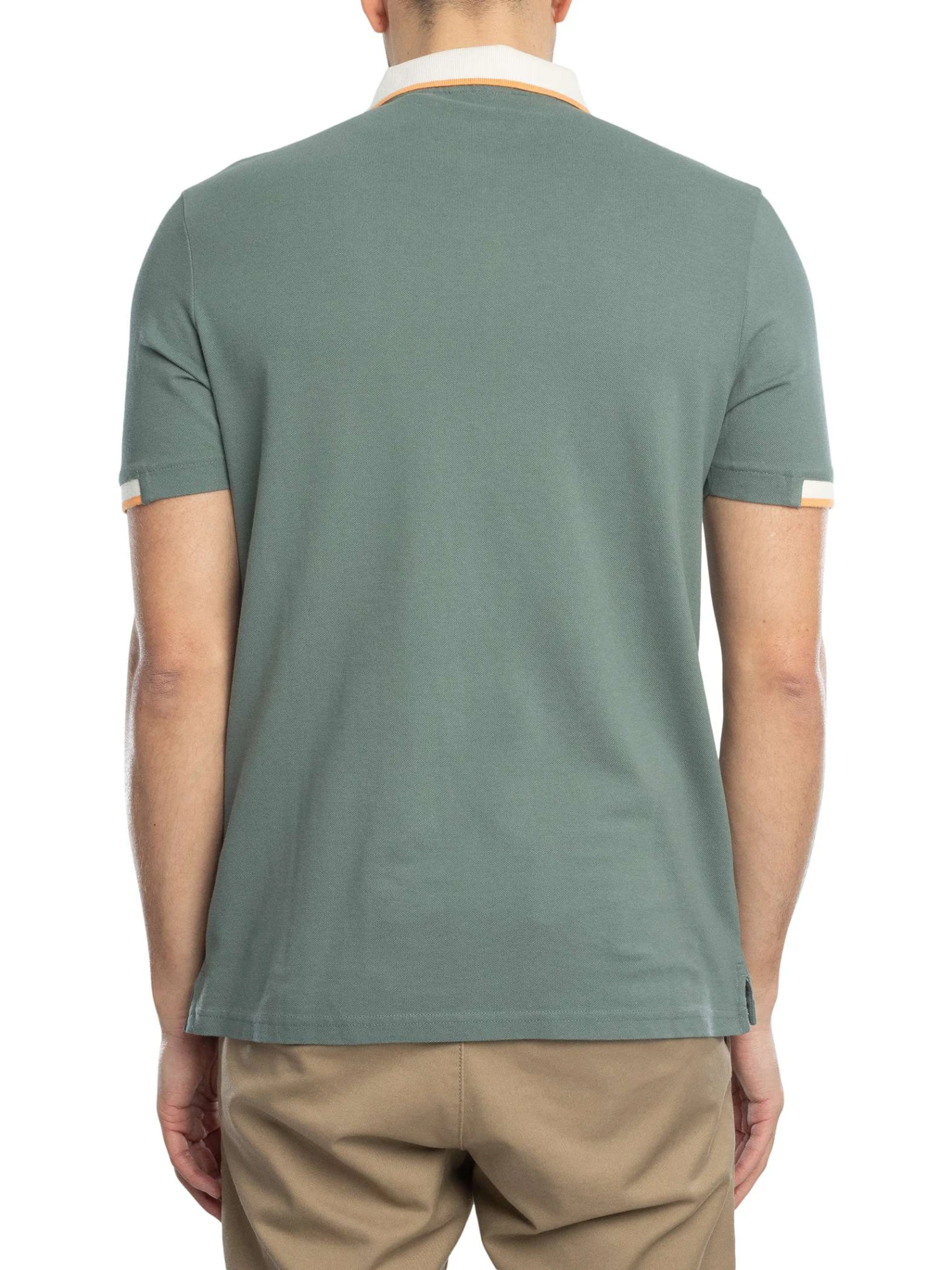 Lyle & Scott Half Tipped Polo Shirt - Green Mercurial Lyle & Scott Half Tipped Polo Shirt - Green Mercurial -Standout Store 54346c