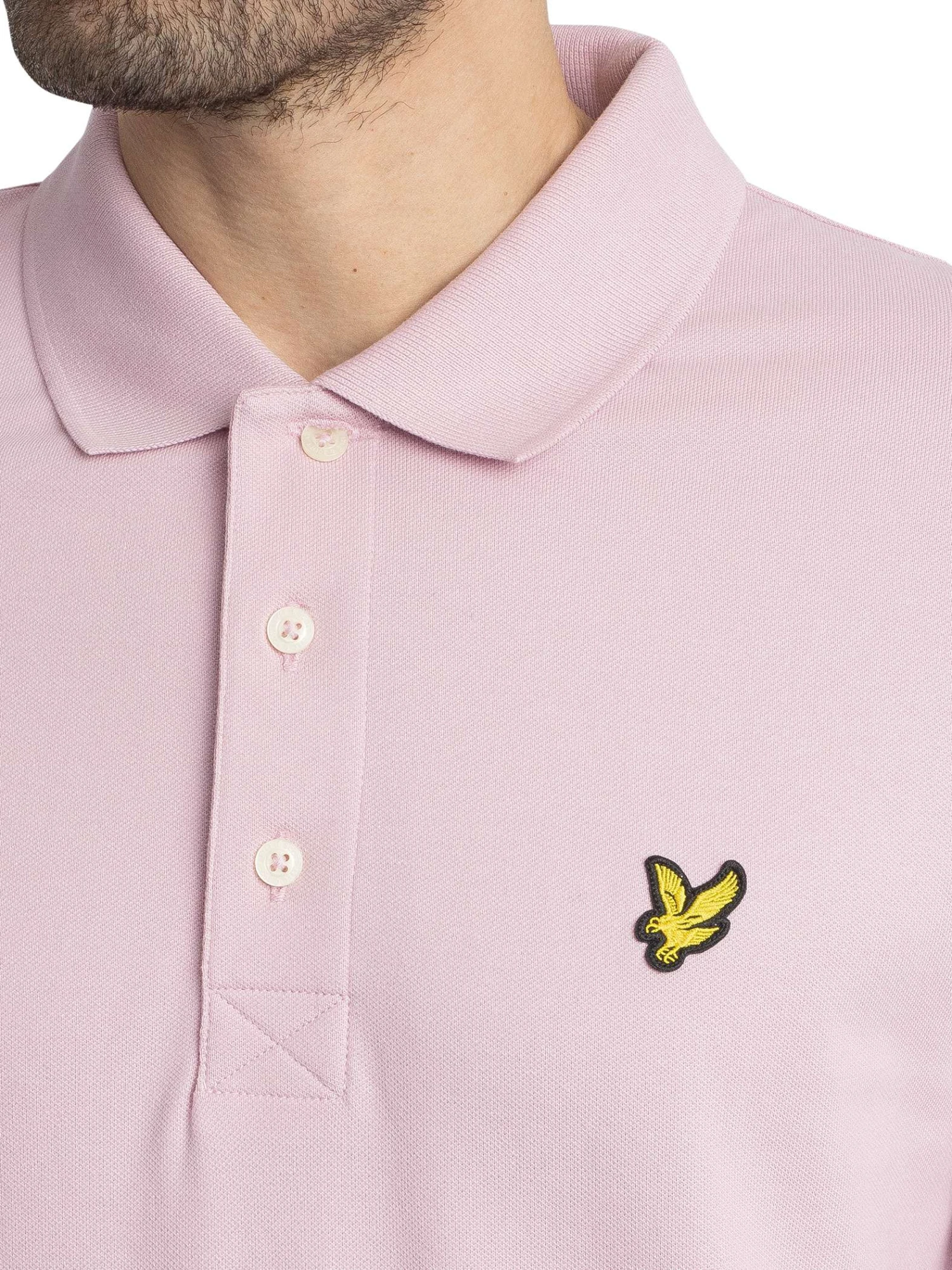 Lyle & Scott Plain Polo Shirt - Pink Light Lyle & Scott Plain Polo Shirt - Pink Light -Standout Store 54366d