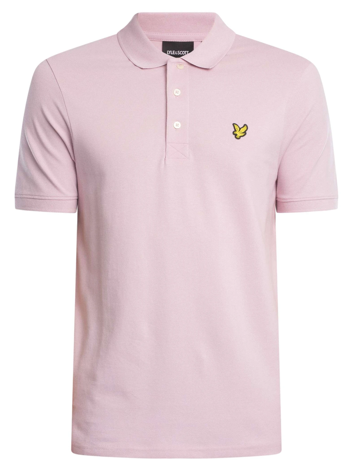 Lyle & Scott Plain Polo Shirt - Pink Light Lyle & Scott Plain Polo Shirt - Pink Light -Standout Store 54366e