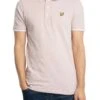 Lyle & Scott Tipped Polo Shirt - Pink Salt/White 2 Lyle & Scott Tipped Polo Shirt - Pink Salt/White -Standout Store 54393a