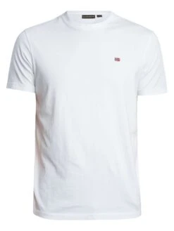Napapijri Salis Regular T-Shirt - White -Standout Store 54400e