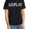 Replay Big Brand Graphic T-Shirt - Black -Standout Store 54405a