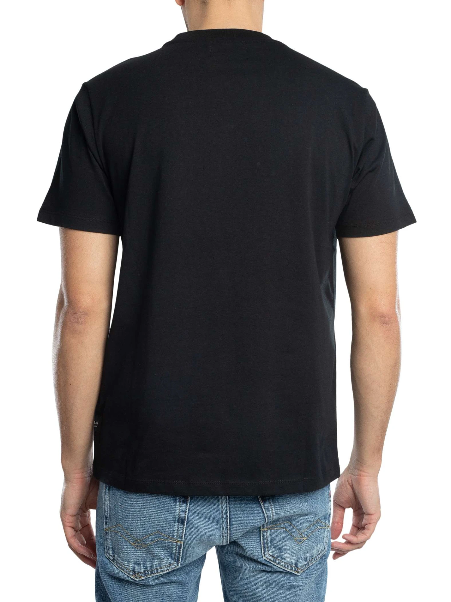 Replay Big Brand Graphic T-Shirt - Black Replay Big Brand Graphic T-Shirt - Black -Standout Store 54405c
