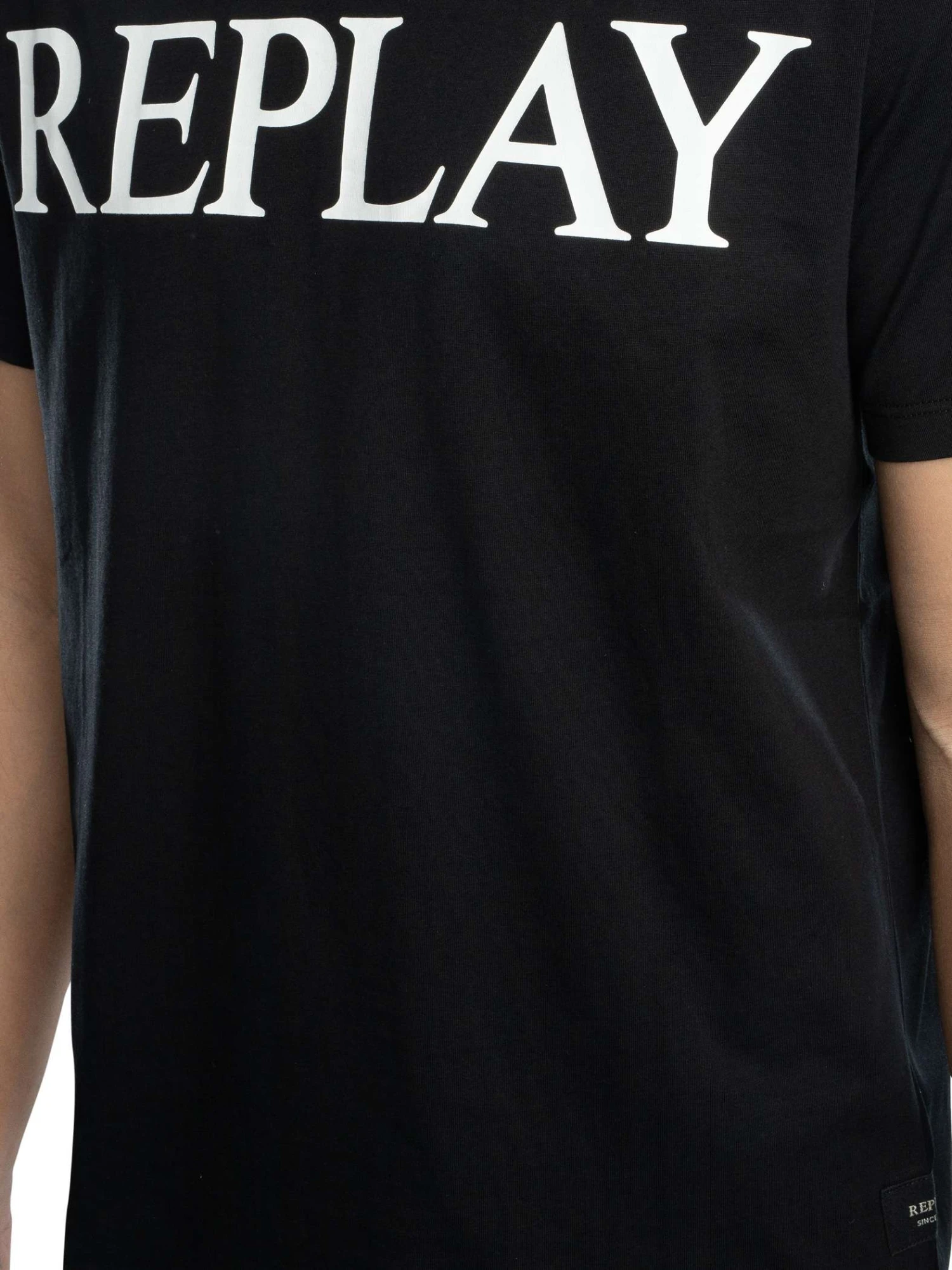 Replay Big Brand Graphic T-Shirt - Black Replay Big Brand Graphic T-Shirt - Black -Standout Store 54405d