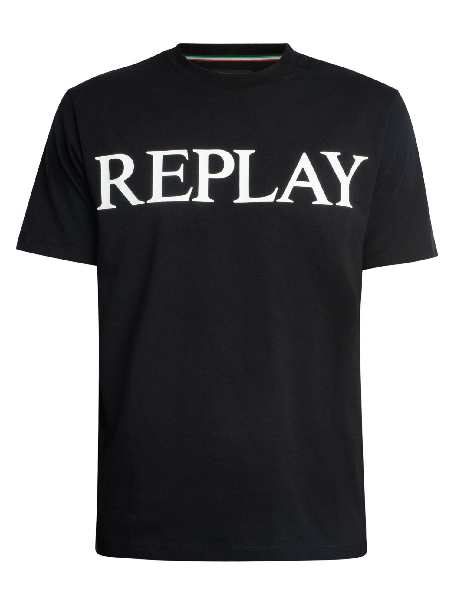 Replay Big Brand Graphic T-Shirt - Black Replay Big Brand Graphic T-Shirt - Black -Standout Store 54405f
