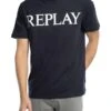 Replay Big Brand Graphic T-Shirt - Navy -Standout Store 54406a