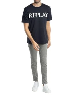 Replay Big Brand Graphic T-Shirt - Navy 6 Replay Big Brand Graphic T-Shirt - Navy -Standout Store 54406e