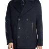 Ted Baker Aldovie Peacoat Jacket - Navy 1 Ted Baker Aldovie Peacoat Jacket - Navy -Standout Store 54418a
