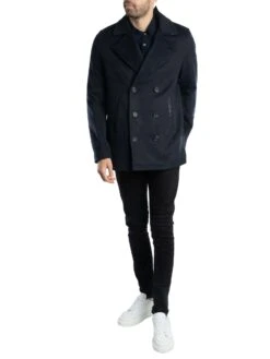 Ted Baker Aldovie Peacoat Jacket - Navy -Standout Store 54418m