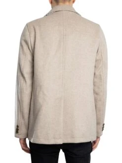 Ted Baker Aldovie Peacoat Jacket - Stone 4 Ted Baker Aldovie Peacoat Jacket - Stone -Standout Store 54419c