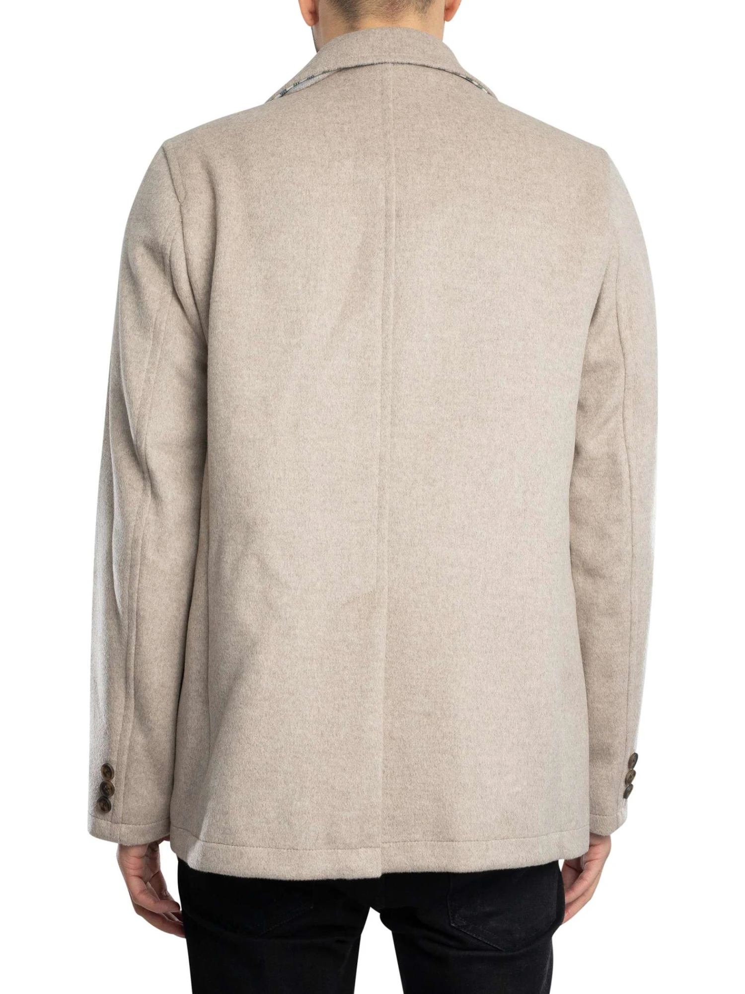 Ted Baker Aldovie Peacoat Jacket - Stone Ted Baker Aldovie Peacoat Jacket - Stone -Standout Store 54419c