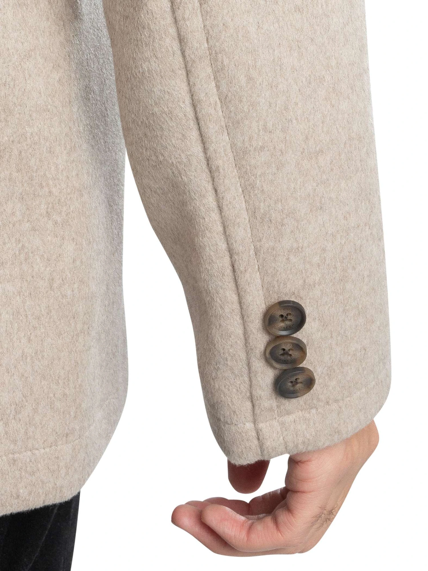 Ted Baker Aldovie Peacoat Jacket - Stone Ted Baker Aldovie Peacoat Jacket - Stone -Standout Store 54419f