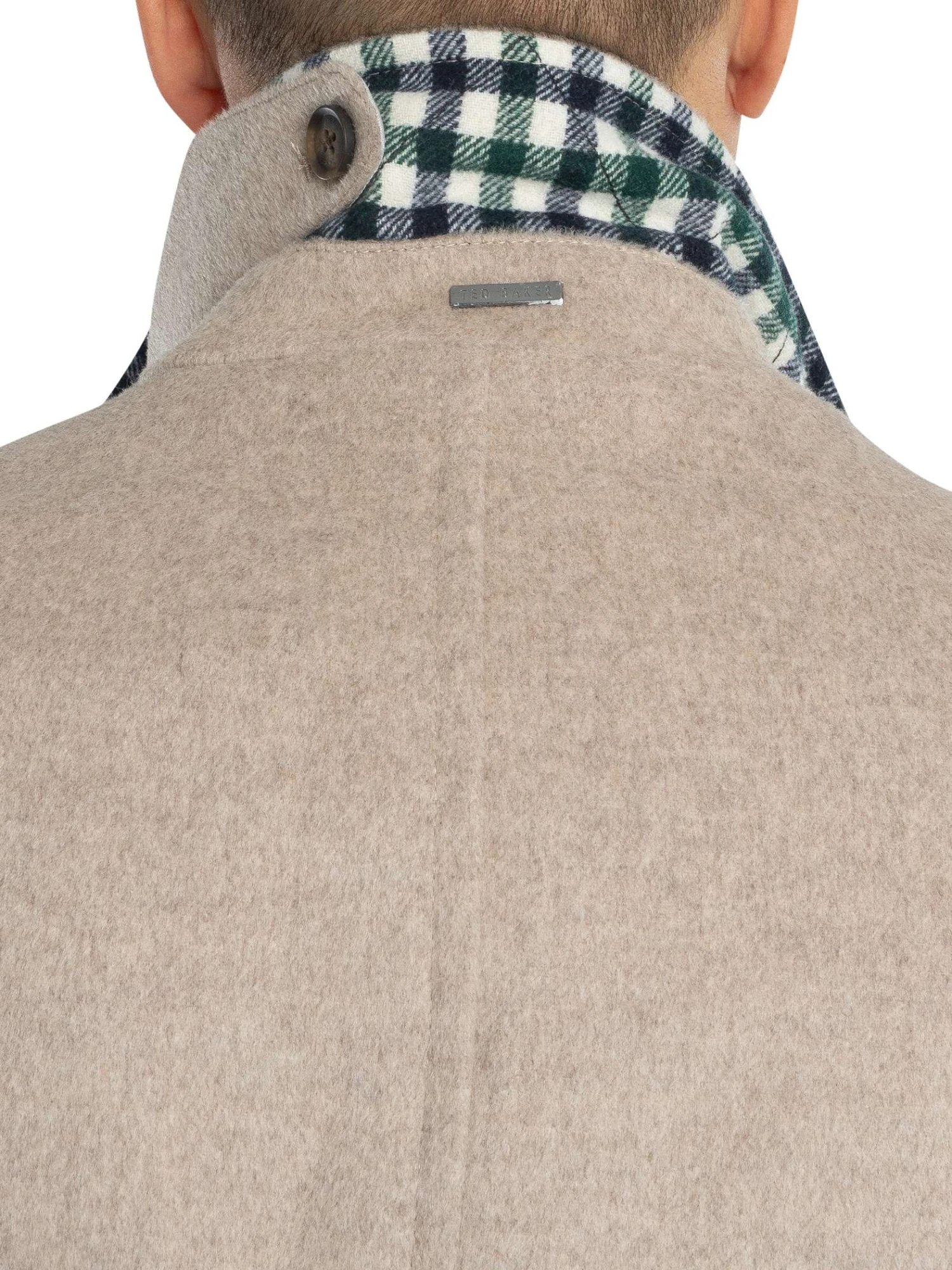 Ted Baker Aldovie Peacoat Jacket - Stone Ted Baker Aldovie Peacoat Jacket - Stone -Standout Store 54419i