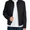 Ted Baker Henry J Wool Blend Harrington Jacket - Black -Standout Store 54422a