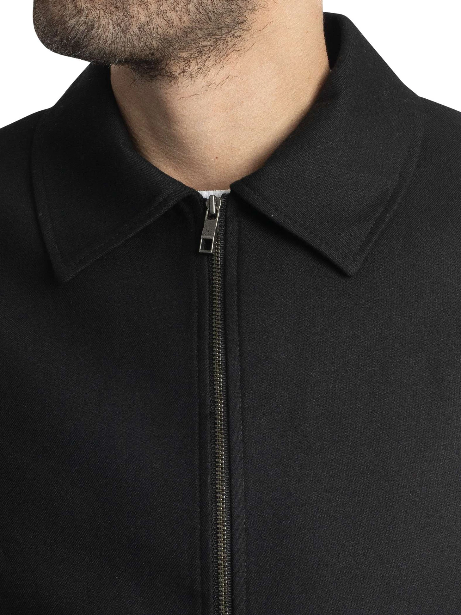 Ted Baker Henry J Wool Blend Harrington Jacket - Black Ted Baker Henry J Wool Blend Harrington Jacket - Black -Standout Store 54422e